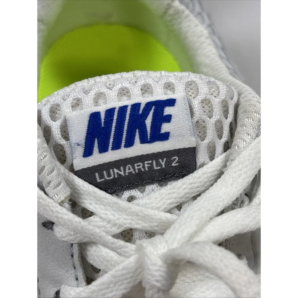 NIKE Mens Lunarfly 2 Gray Blue Running Shoes Sz 8.5‎ 452419-004 Athletic Comfort